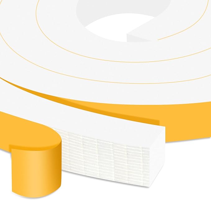 Weather Stripping Door Seal Strip, Strong Adhesive Doors and Windows Insulation by Trisiki