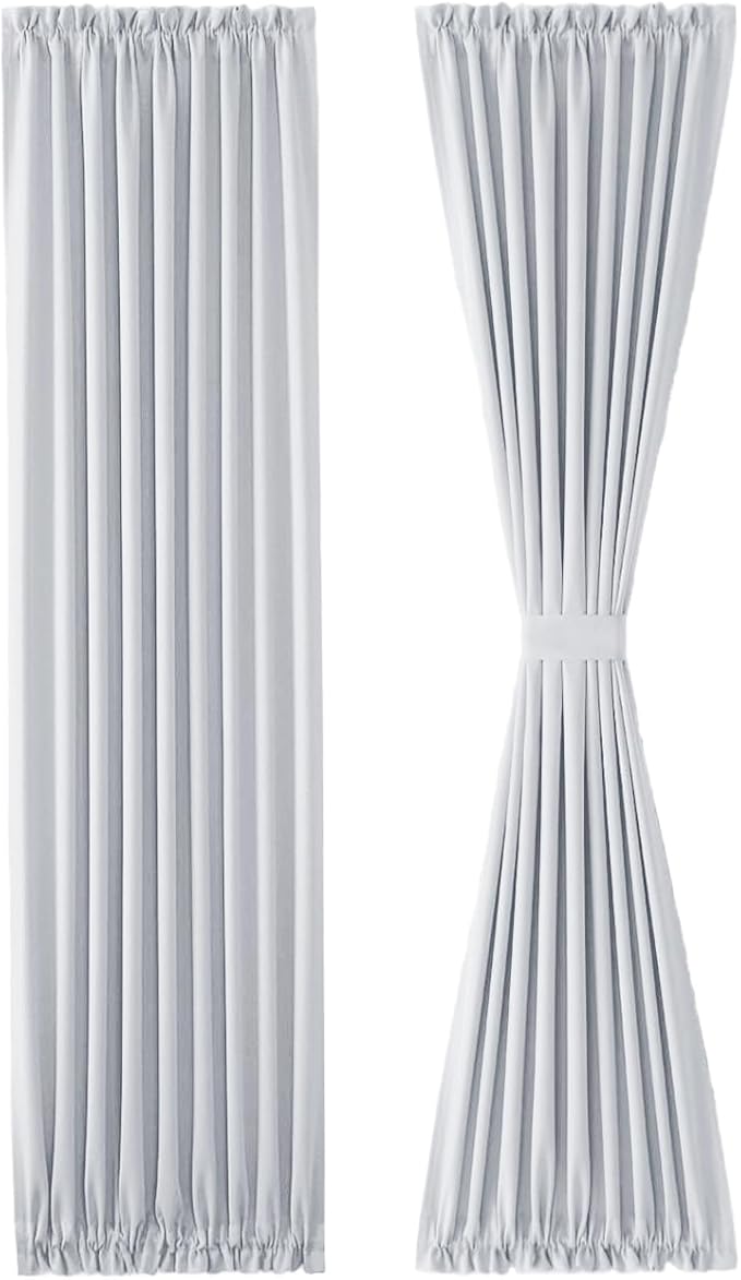 DWCN French Door Curtains – Rod Pocket Thermal Curtain - Image 7