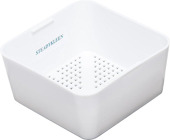 6.5-inch Floor Drain Cover Alternative, Square Sink Drain Basket - Image 2
