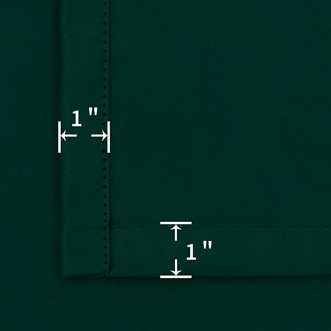BGment Emerald Green Blackout Curtains 40 Inch Length - Image 6
