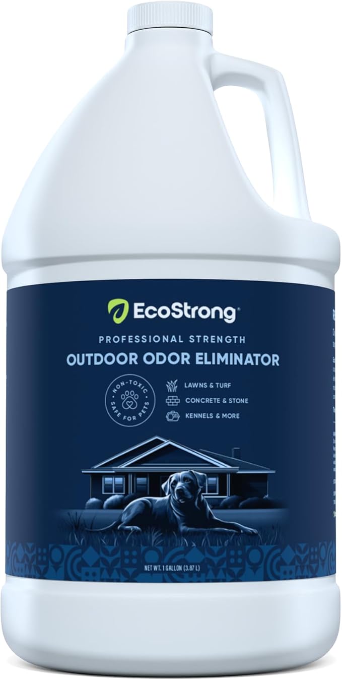 Eco Strong Outdoor Odor Eliminator Outside Dog Urine Enzyme Cleaner Powerful Pet by EcoStrong