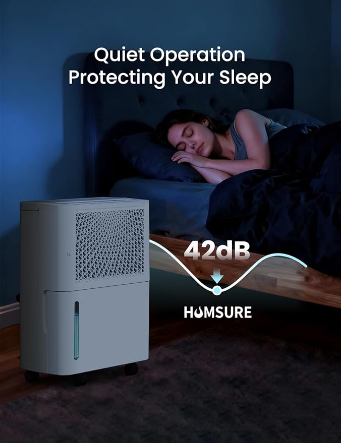HUMSURE 1500 Sq. Ft 30 Pints Dehumidifier Equipped - Image 5
