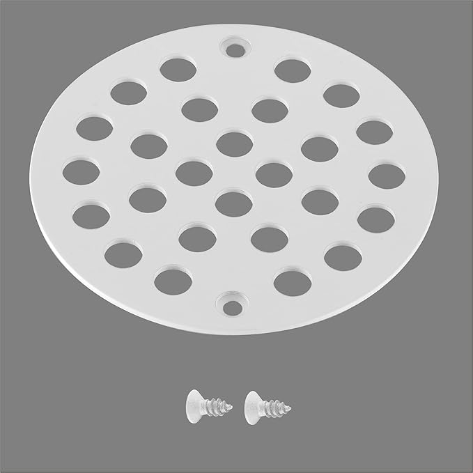 4-Inch Screw-in Shower Strainer Drain Cover Replacement Floor Strainer - Image 5