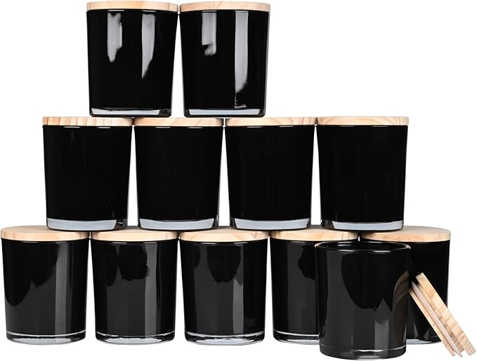 Thick Candle Jars for Making Candles 12 Pcs, 7 OZ Empty Jars by Showin