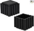 Flyshop Anti-Skid Non-Marking Synthetic Rubbr Patio Chair Table Leg Caps Square by Flyshop
