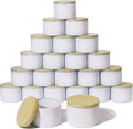 Aroparc Candle Tins 8oz with Lids, 24 Pack Seamless Candle Containers by Tobeno1candlemakingsupplier
