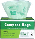 Primode Compostable Bags 6 Gallon Food Scraps Yard Waste Bags, Extra Thick 0.87 by Primode