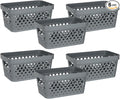 Glad Plastic Baskets for Organizing, Linen Closet, and Bathroom | Nesting Shelf by GladTrashFoodStorage