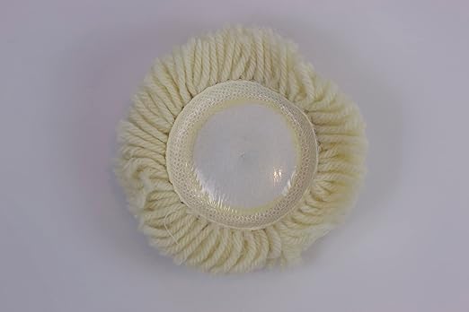 PMD Products 5pk 3" Inch Buffer Polish Pads Long Natural Wool Hook and Loop - Image 8
