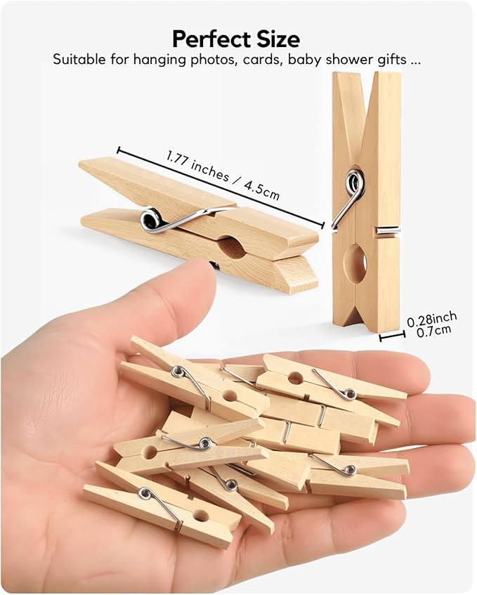 Clothes Pins Wooden Clothespins - Image 4