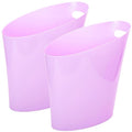 Youngever 2 Gallon Slim Trash Can, Plastic Garbage Container Bin, Small Trash by Youngever
