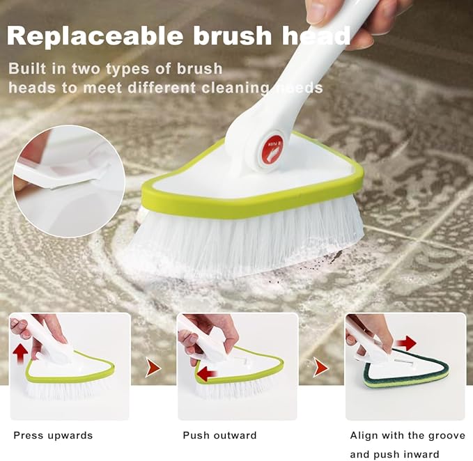 CQT 2 in 1 Bathroom Cleaning Brush - Image 8