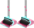Broom and Dustpan Set, 52-in Long Adjustable Handle Broom Dustpan Combo by NACENA