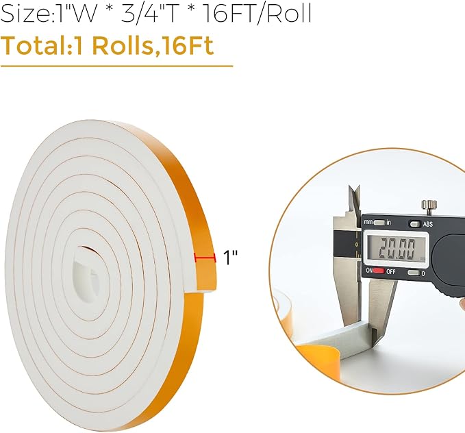 16 Feet Weather Stripping Door Seal, Window Insulation - Image 3