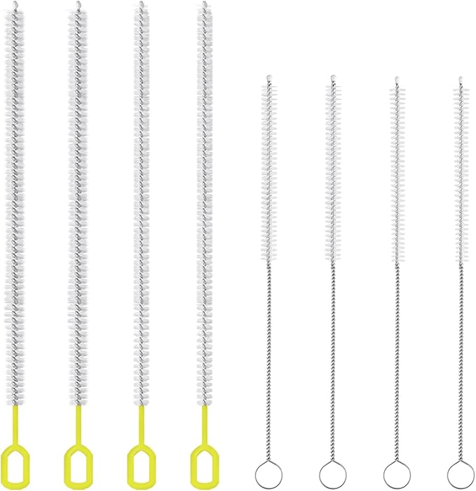 8-Piece Straw Cleaner Brush Set by Unknown