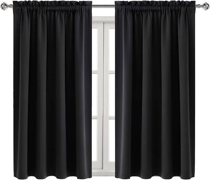 DWCN Blackout Curtains Room Darkening Thermal Insulated Bedroom Curtains Window - Image 8