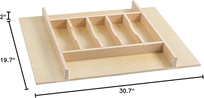 WelFurGeer Premium Wooden Silverware Organizer - Image 3