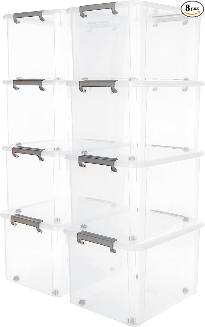 Citylife 58.1 QT Plastic Storage Bins by CitylifeHomeOrganization