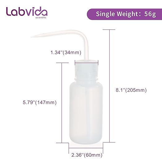 New Released Thick Wall 250ml Squeeze Bottle Set 2pcs- Laboratory Grade Durable - Image 9