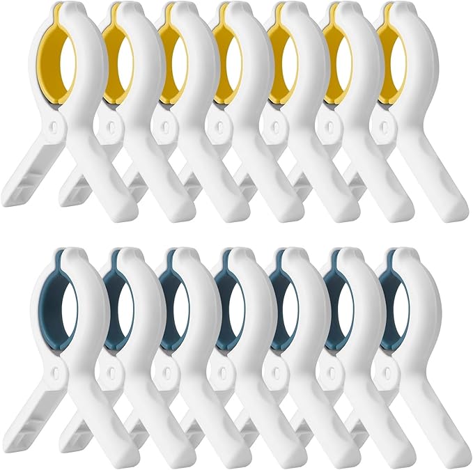 Extra LargeTowel Clips for Beach Chairs, 3.7 Inch Beach Towel Clips, Towel by Unknown