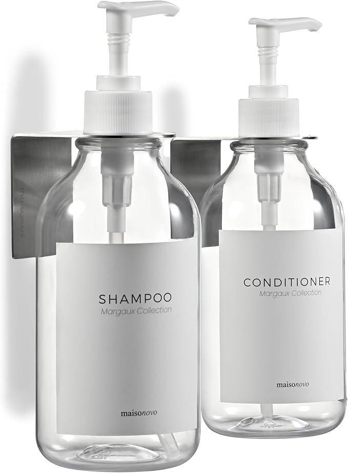 MaisoNovo Shampoo and Conditioner Dispenser by MaisoNovo-TheArtofSustainableLiving