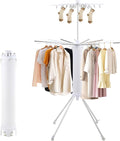 GCCSJ 4-Legged Foldable and Portable Clothes Drying Rack, Collapsible Octopus by GCCSJ
