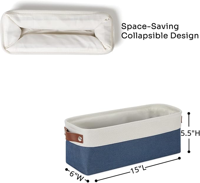 DULLEMELO Narrow Storage Basket, Toilet Paper Basket - Image 2