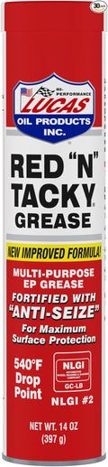 Lucas 10005-30PK Red N' Tacky Grease by LUCAS
