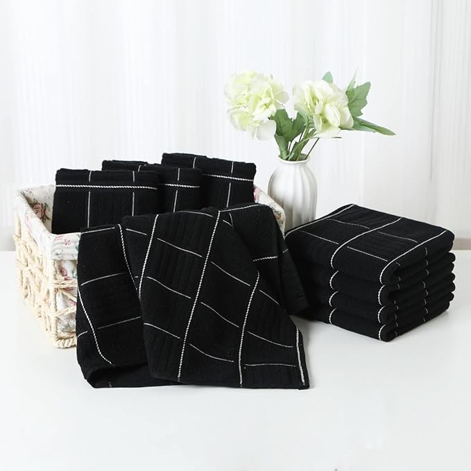Glynniss Kitchen Towels and Dishcloths Set, Four Kitchen Dish Towels 16x26 - Image 4
