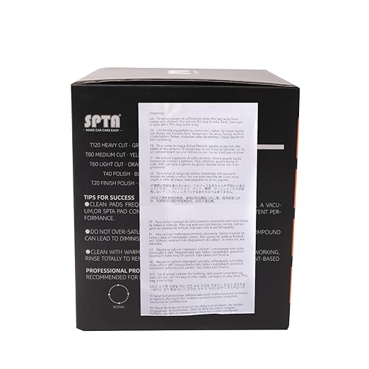 Buffing Polishing Pads, SPTA 5Pc 3.5 Inch Face - Image 17