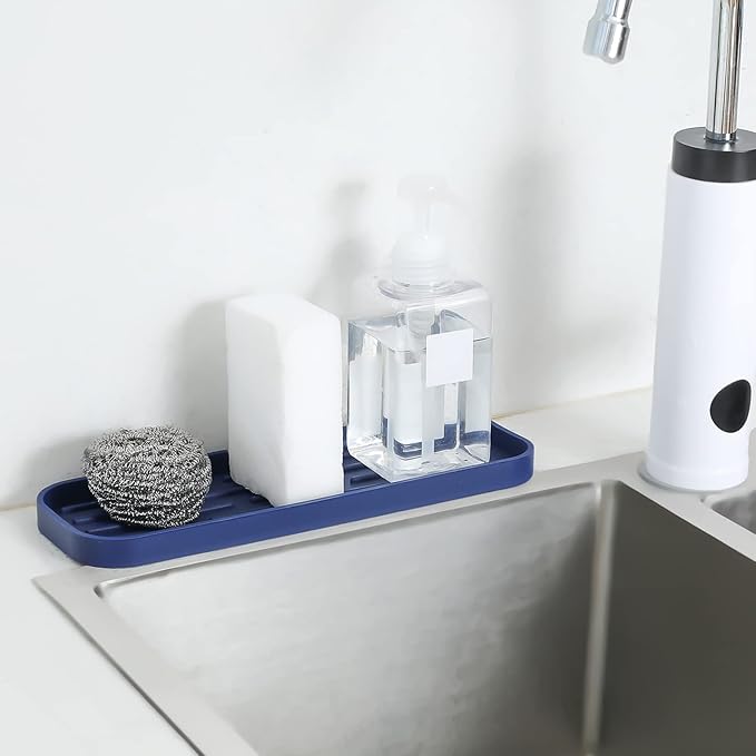 Silicone Kitchen Sink Organizer Tray - Image 8