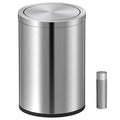 Mbillion Small Trash Can with Swing Lid 2.4 Gallons/9 Liter, Mini Trash Can by Mbillion