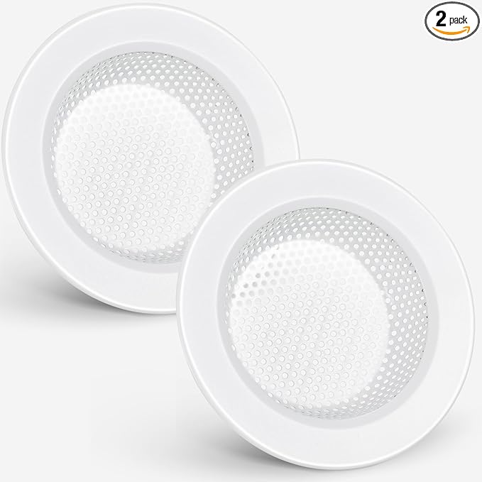 Retisee 2 Pcs Sink Strainer Stainless Steel Kitchen Sink Drain Strainer Basket by Retisee