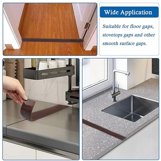 Floor Transition Strip Self Adhesive Floor Cover Strips Laminate 2" Wide Vinyl - Image 7