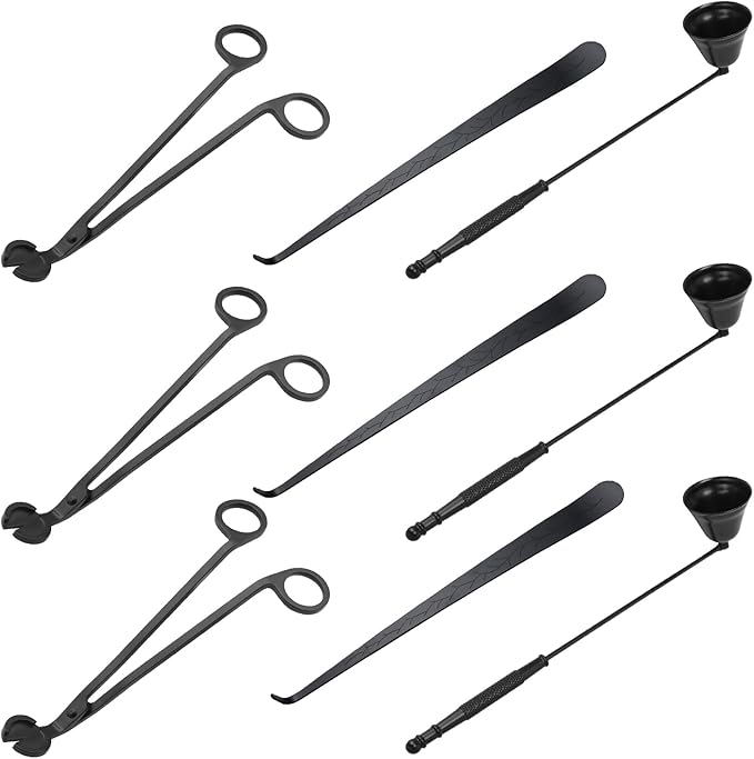 3 in 1 Candle Accessory Set, Premium Candle Wick Trimmer, Candle Snuffer by Unknown