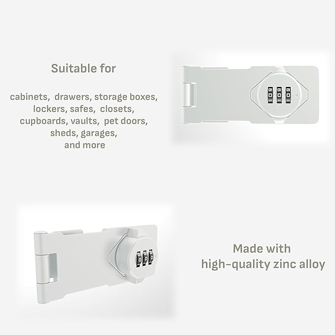 Keyless Combination Lock –3-Digit Combination Lock - Image 6