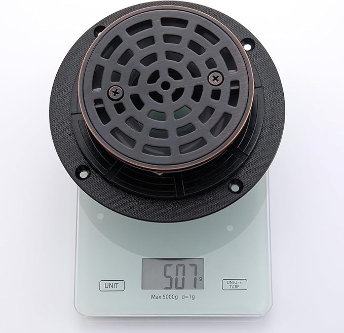 RANDOM Round Shower Drain SUS304 Stainless Steel Oil Rubbed Bronze Shower Drain - Image 7