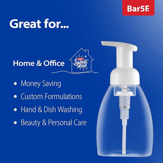 Bar5F Foaming Pump Bottle for Dr. Bronner's Castile Soap and All Generic - Image 3
