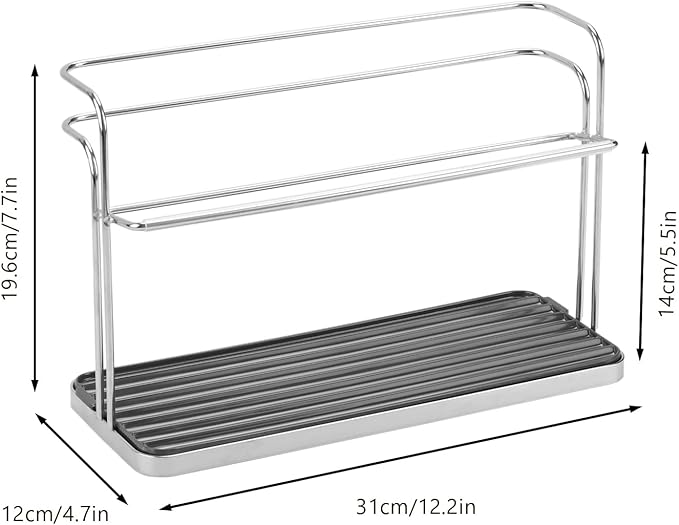 Bottle & Cup Drying Rack with Drain Tray - Image 5