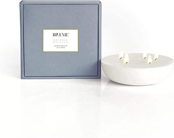 New BLUEME Wellness Candle Wax Refill, Contains Essential Oil, Sustainable by BluemeFragrances