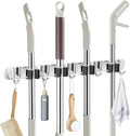 IMILLET Broom Holder Wall Mounted, Stainless Steel Broom Mop Holder Self by IMILLET