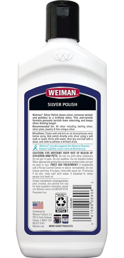Weiman Silver Polish, 8 ounce Bottles - Image 2