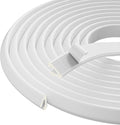 V Shape Foam Weather Stripping Door Frame Seal Strip 2Pcs×26FT White, Draft by KNEELISA