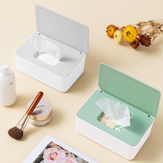 2Pcs Diaper Wipes Dispenser, Refillable Wipe Container, Wipe Container - Image 4