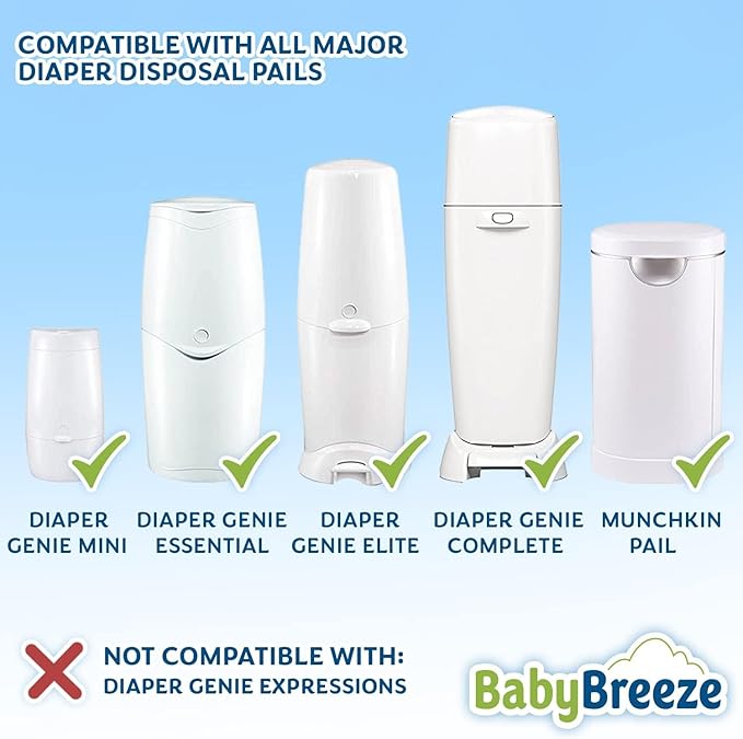 Diaper Pail Refill Bags Compatible - Image 4
