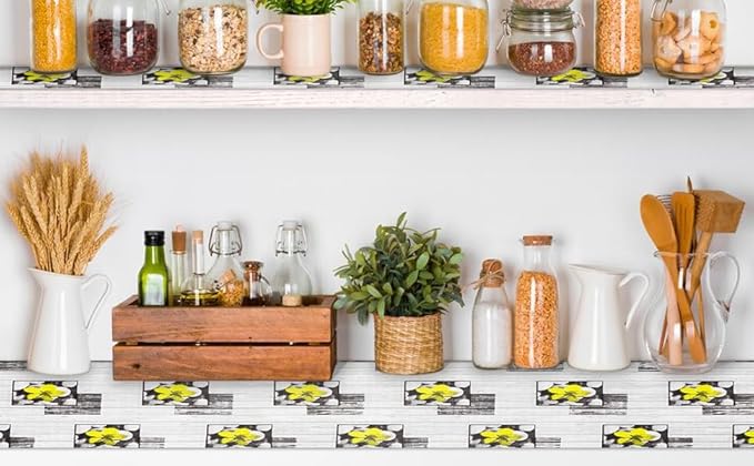 Shelf Liner 18" W x 96" L Non Adhesive Kitchen Drawer Liner, Waterproof Shelf - Image 2