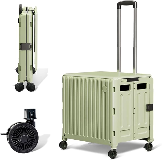 Heavy Duty Rolling Cart for Stairs：Collapsible Utility Crate - Image 2