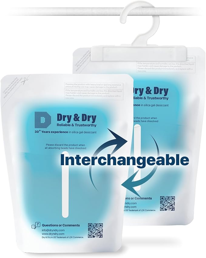 Dry & Dry 20 Packs Hybrid Moisture Absorbers & Musty Odor Eliminator - Image 9