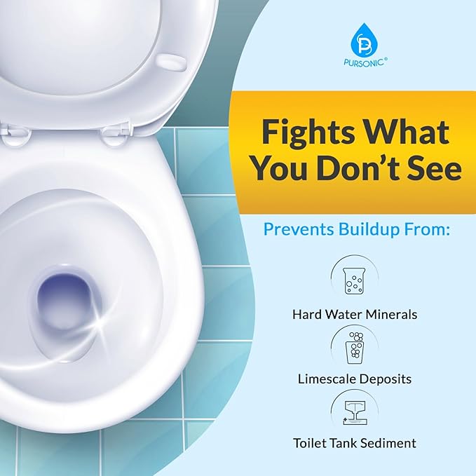 Automatic Toilet Bowl Cleaner Tablets Blue Gel Toilet Tank Cleaners, - Image 4