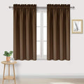 DWCN Brown Blackout Curtains for Bedroom -Rod Pocket Thermal Insulated Room by DWCN